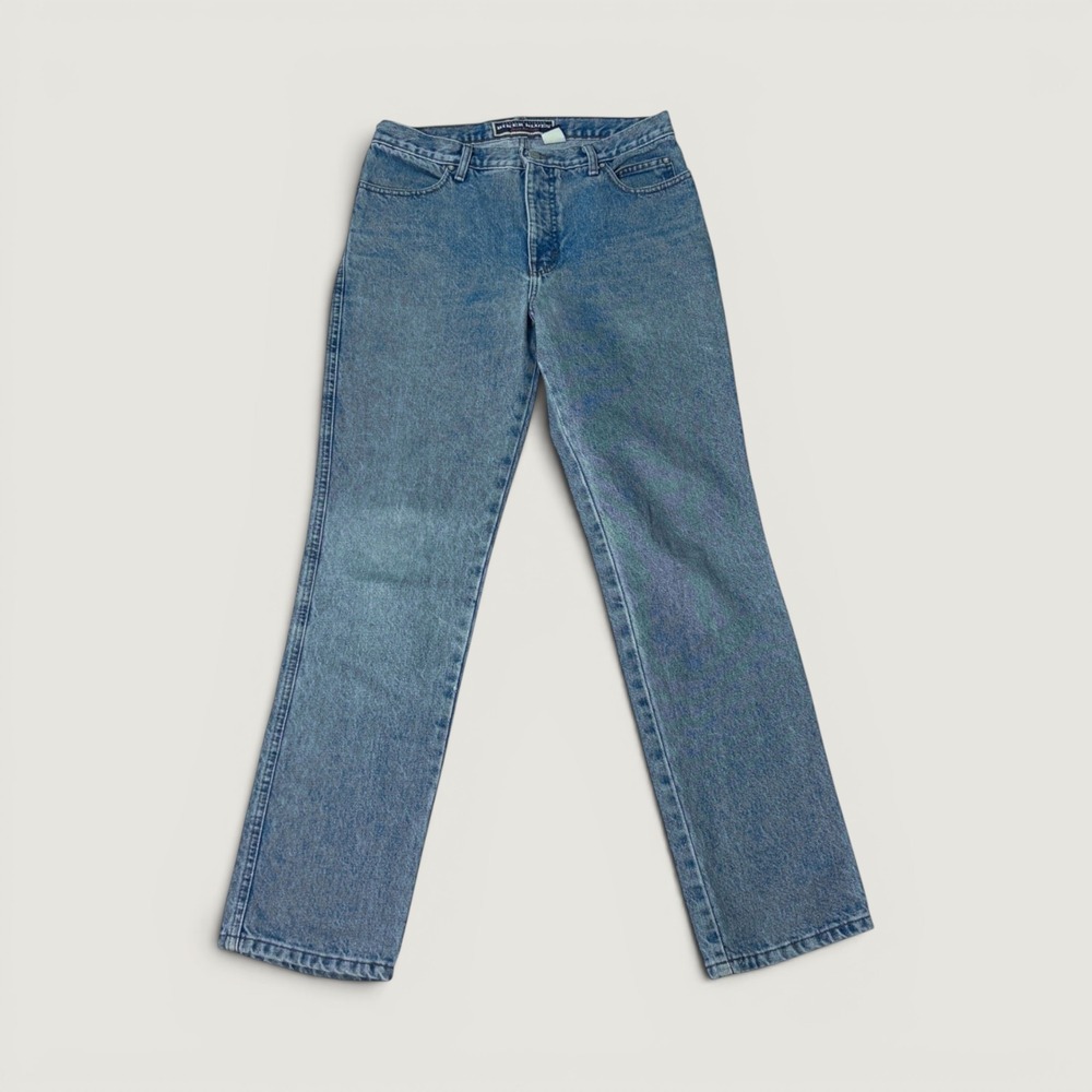 VTG Harley Davidson Biker Blues Jeans Mens 33x32 Made in USA Straight Leg Denim